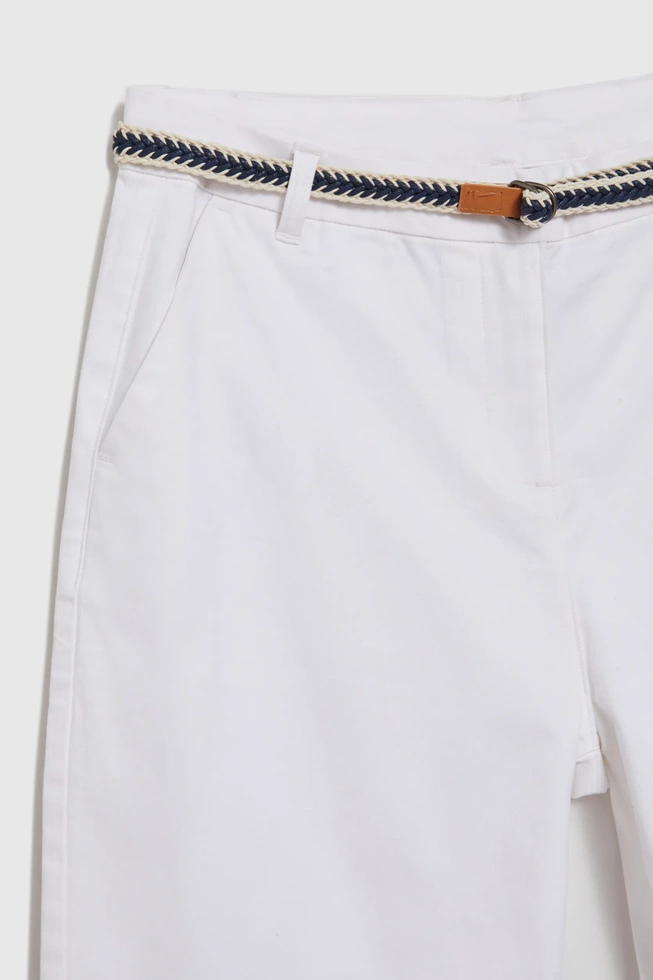 WOMEN'S SHORTS L-SH-4600 OFF WHITE