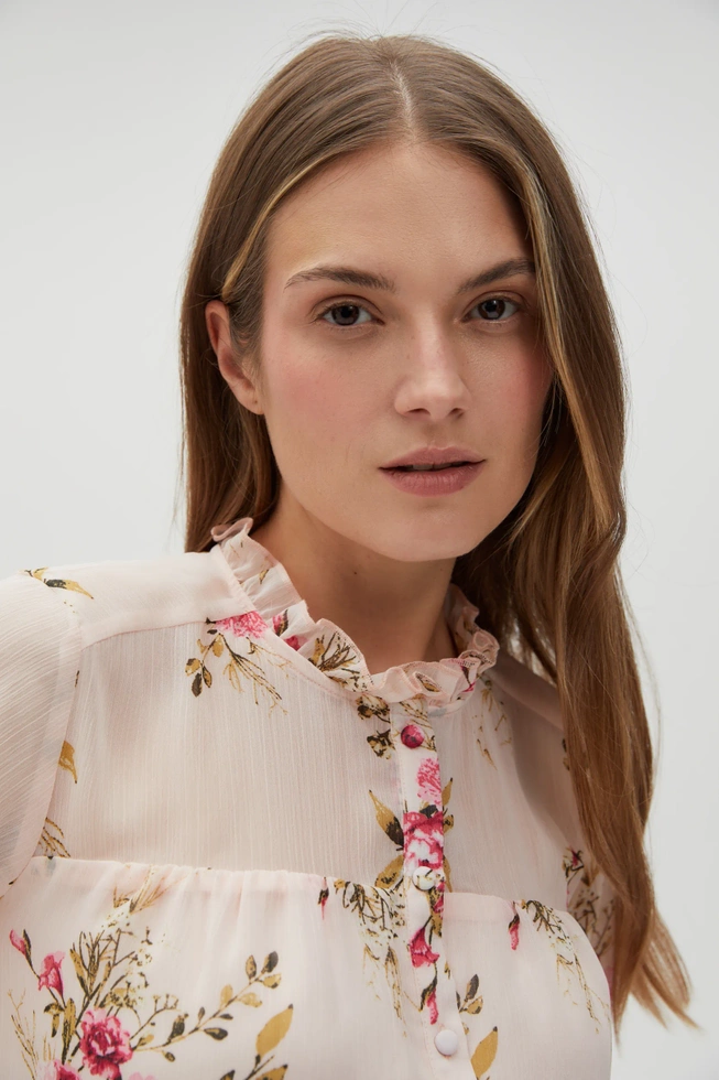 WOMEN'S SHIRT L-KO-4634 L.PINK