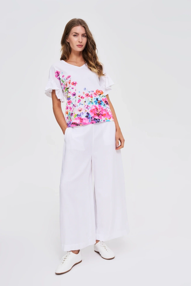 WOMEN'S TSHIRT L-TS-4710 MULTICOLOUR