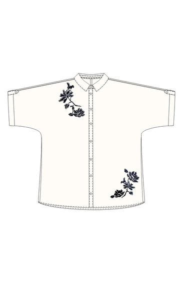 KOSZULA DAMSKA L-KO-4955 WHITE