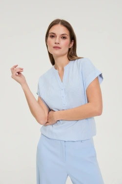 KOSZULA DAMSKA L-KO-4922 BLUE