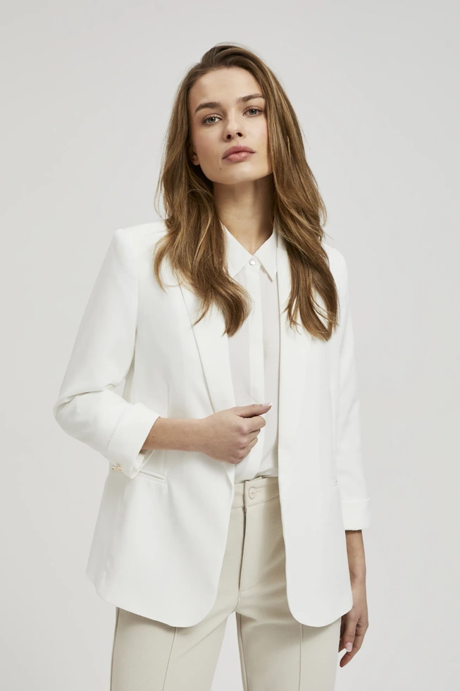MARYNARKA DAMSKA L-MR-4308 OFF WHITE