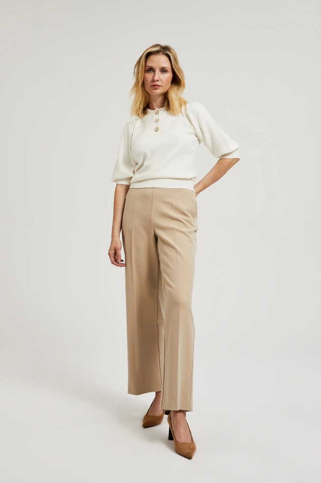 WOMEN'S PANTS Z-SP-4515 BEIGE-set