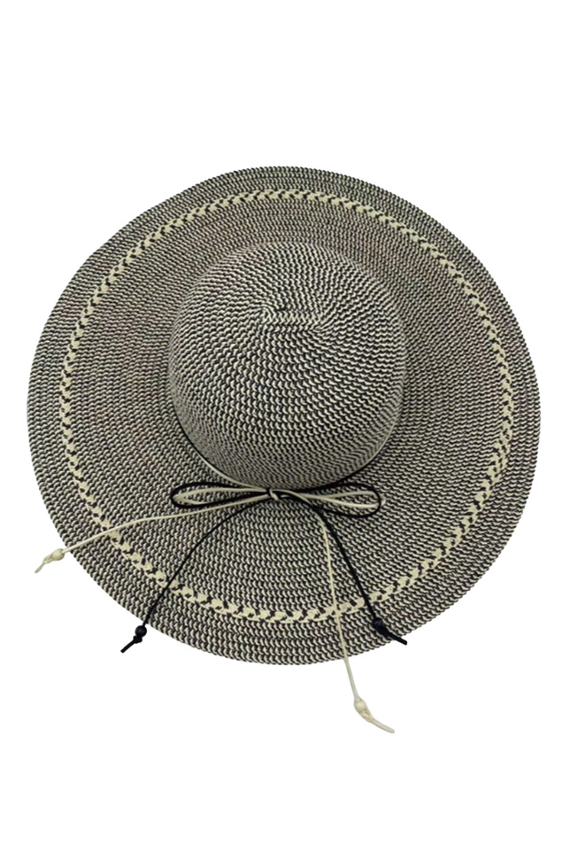 WOMEN'S HAT L-CZ-4903 BLACK MEL