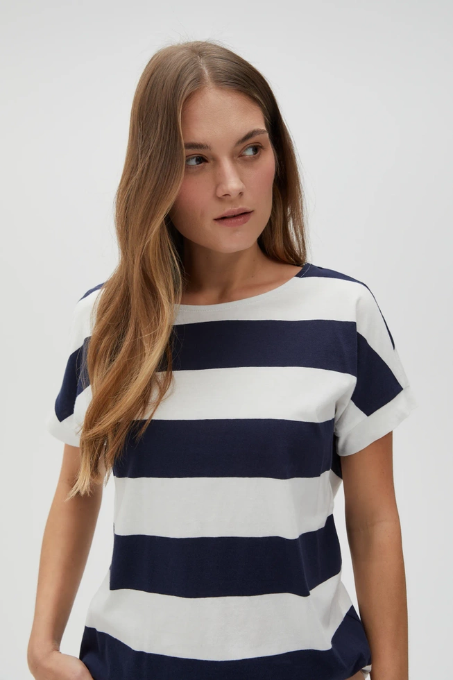 WOMEN'S TSHIRT L-TS-4607 NAVY