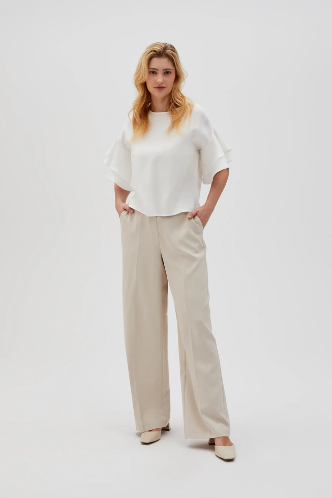 WOMEN'S PANTS L-SP-4607 L.BEIGE-set