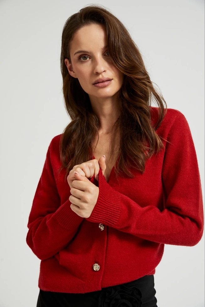 WOMEN'S SWEATER Z-SW-4566 RED