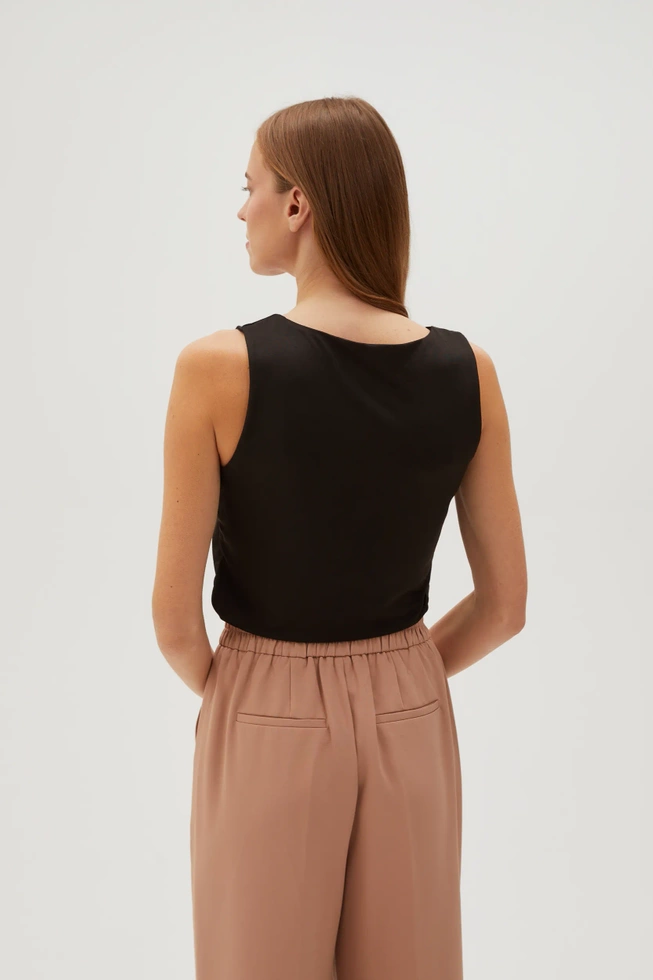 WOMEN'S TOP L-TS-4606 BLACK