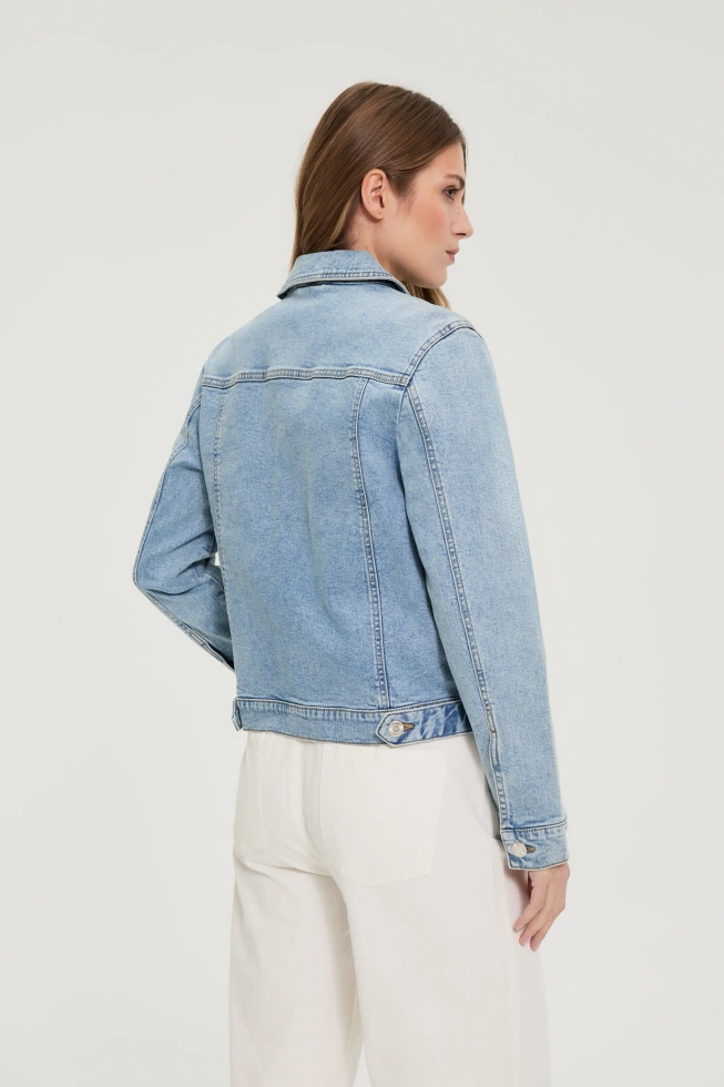 WOMEN'S JACKETS L-KU-4923 BLUE