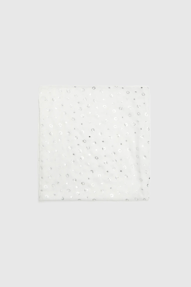 WOMEN'S SCARF L-SZ-4612 WHITE