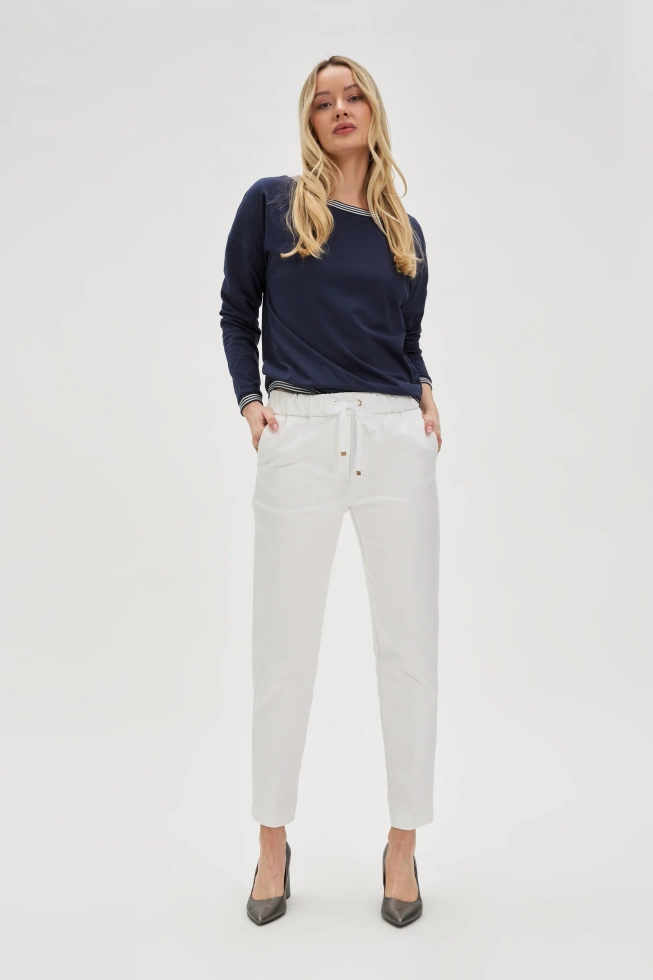 WOMEN'S PANTS L-SP-4614 WHITE