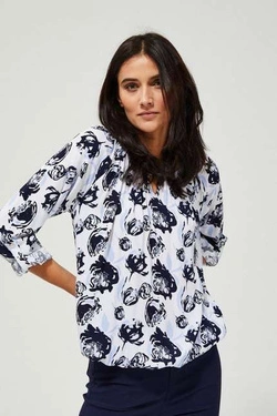 BLOUSE L-KO-3418 L.BLUE