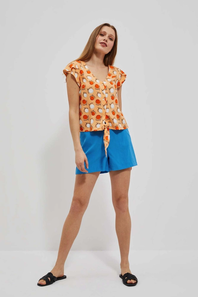 LADIES SHIRT L-KO-4052 PEACH