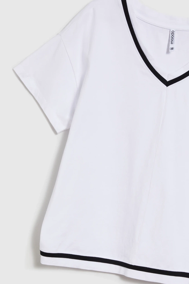 WOMEN'S TSHIRT L-TS-4753 WHITE-set