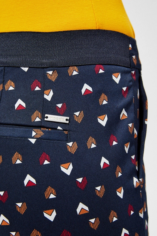 Printed trousers