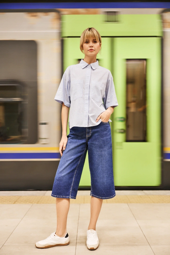 WOMEN'S SHIRT L-KO-4657 WHITE_L.BLUE-set