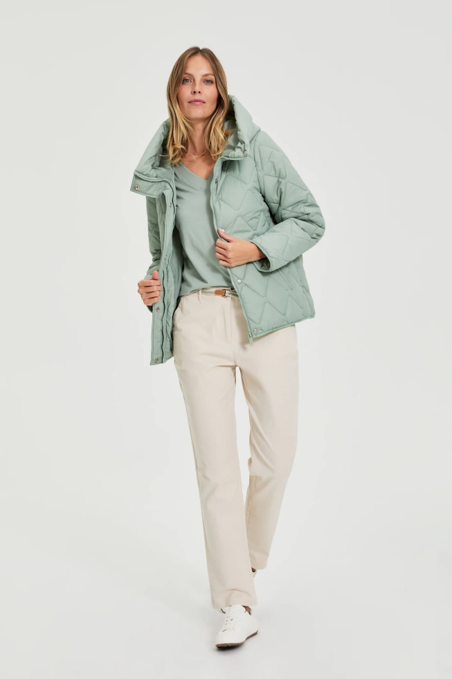 WOMEN'S JACKETS L-KU-4900 OLIVE