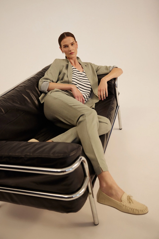 SPODNIE DAMSKIE L-SP-4635 OLIVE