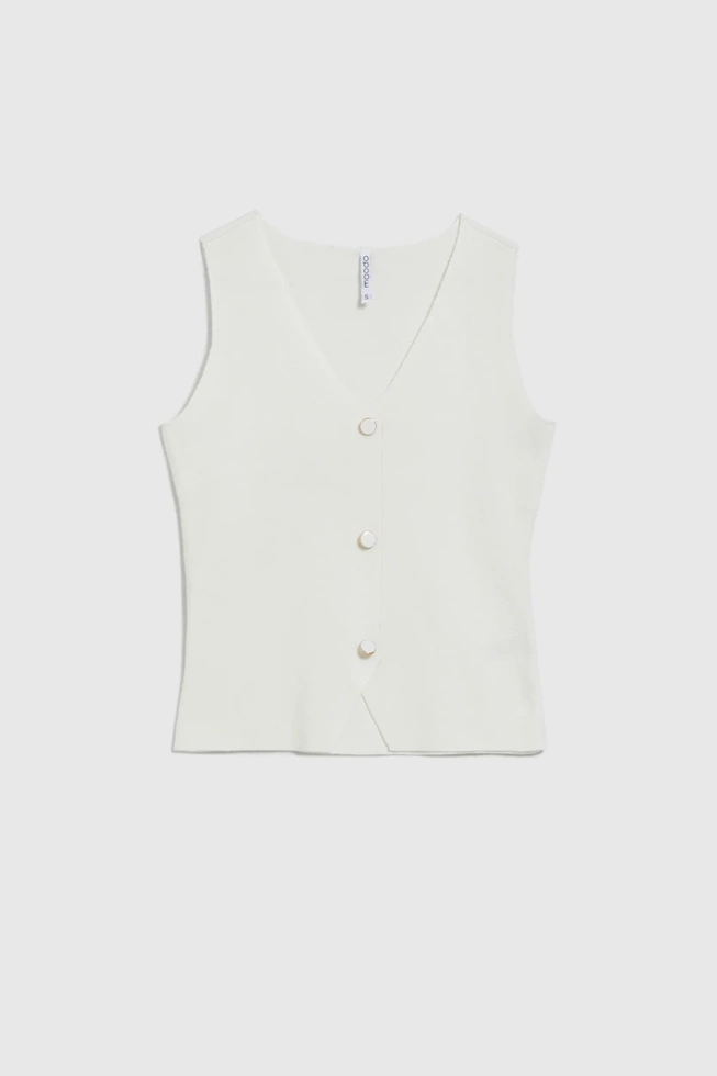 WOMEN'S TOP L-TS-4713 OFF WHITE
