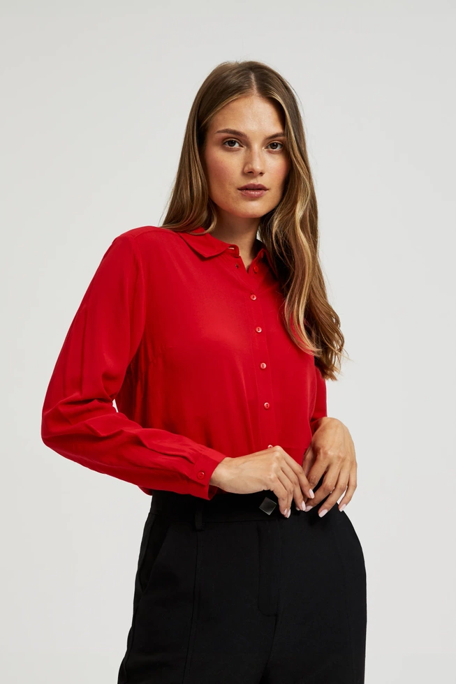 WOMEN'S SHIRT L-KO-4600 RED