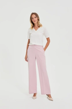 WOMEN'S PANTS L-SP-4915 DUSTY PINK