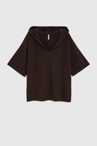 BLUZA DAMSKA L-BL-4918 D.BROWN