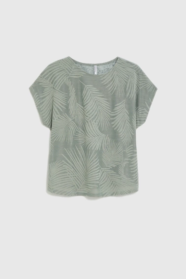 WOMEN'S TSHIRT L-TS-4988 OLIVE