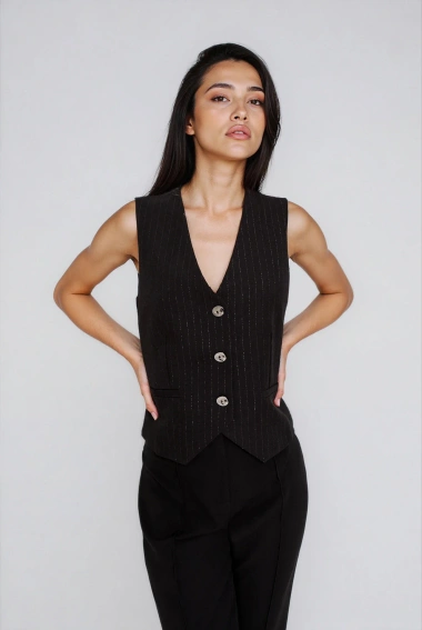 MARYNARKA DAMSKA Z-KA-4819 BLACK-pakiet