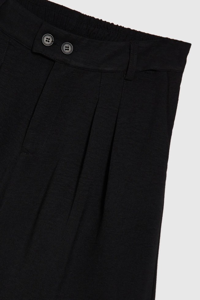 WOMEN'S SHORTS L-SH-4610 BLACK