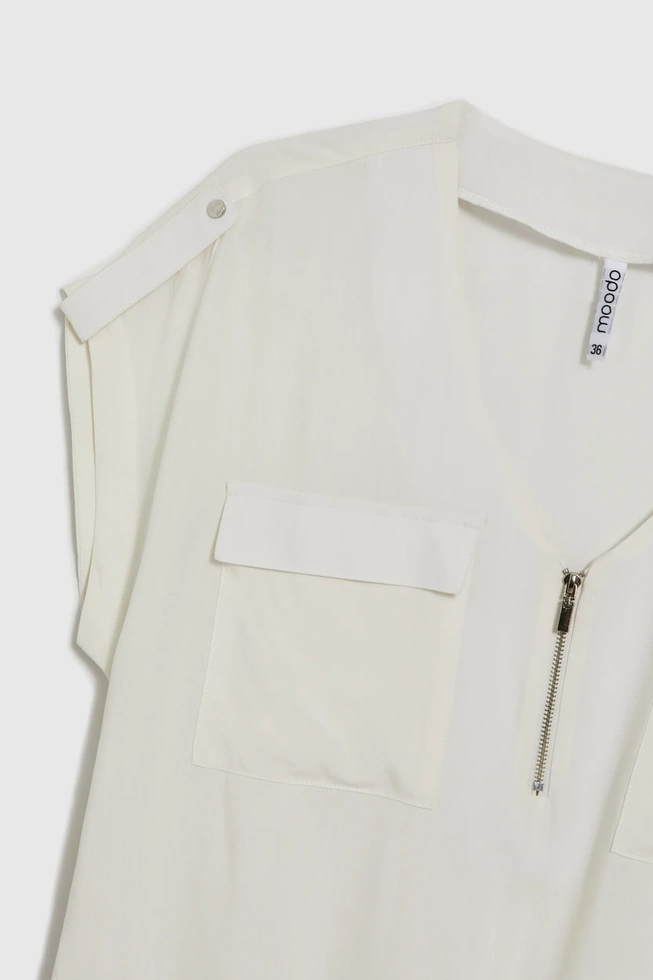 WOMEN'S SHIRT L-KO-4606 OFF WHITE