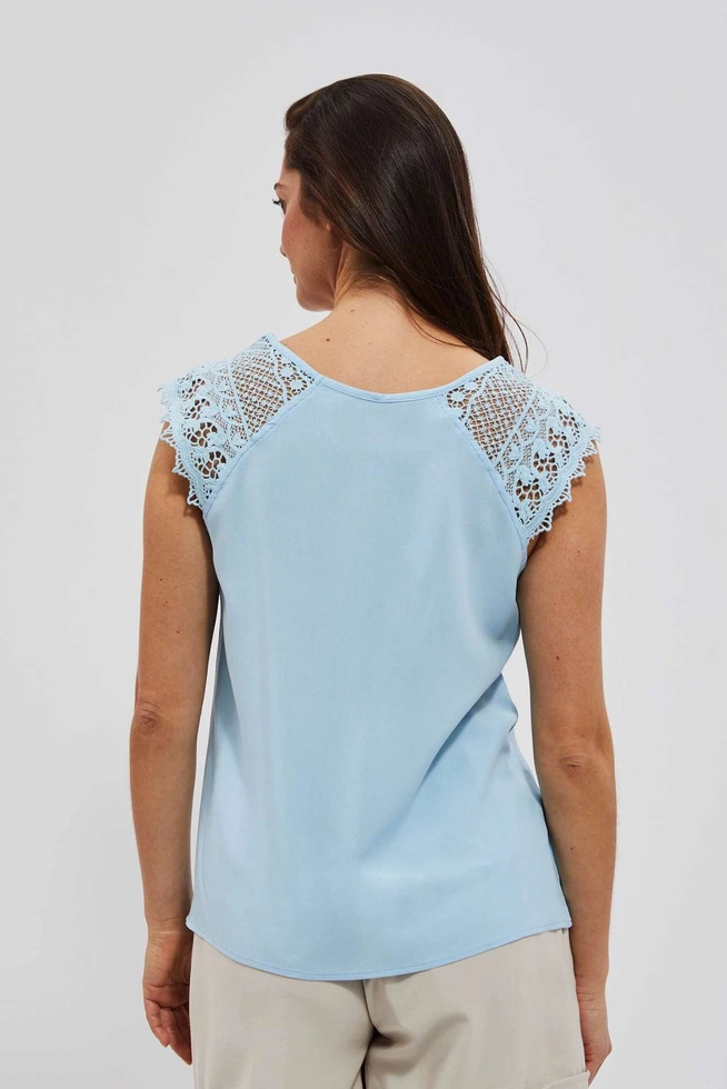 KOSZULA DAMSKA L-KO-4031 PALE BLUE