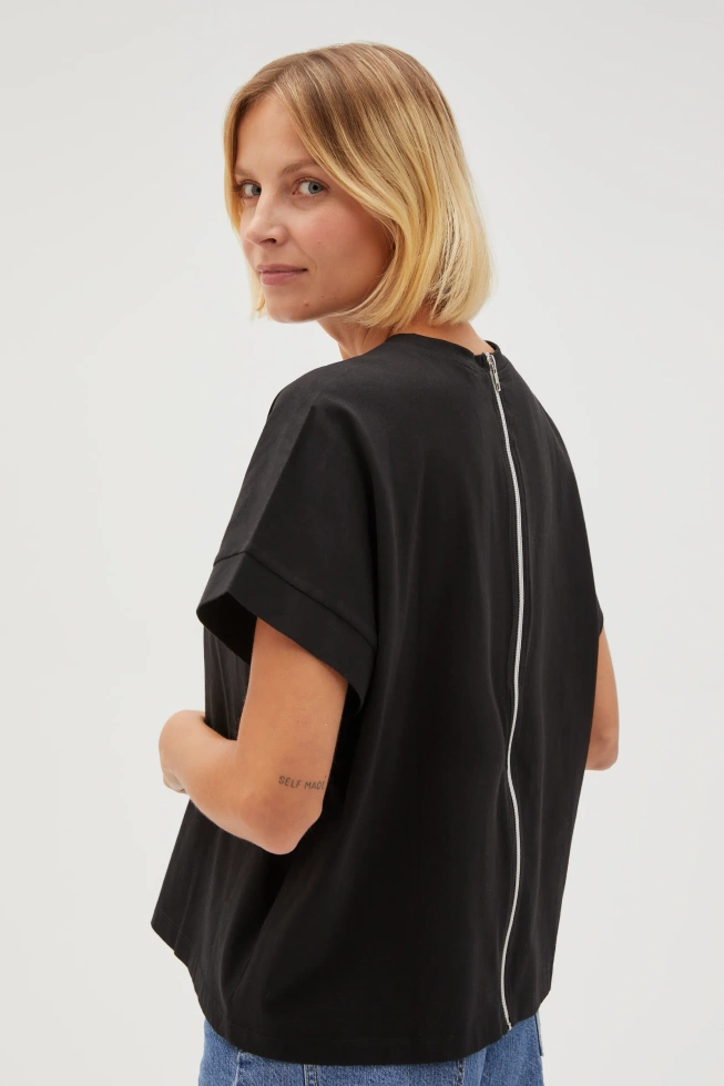 WOMEN'S TSHIRT L-TS-4603 BLACK