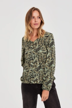 WOMEN'S LONGSLEEVE Z-TS-4810 OLIVE-set