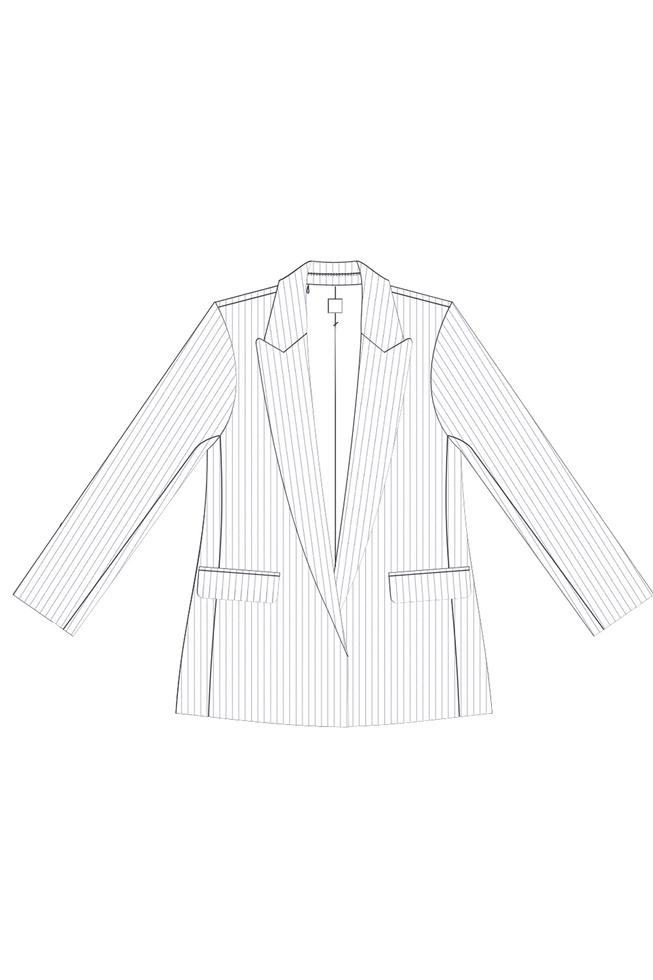 WOMEN'S JACKETS L-MR-4616 WHITE-set