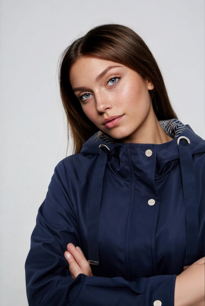 KURTKA DAMSKA L-KU-4906 NAVY