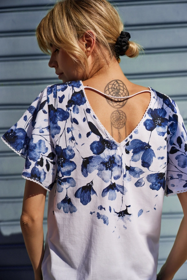 WOMEN'S TSHIRT L-TS-4729 WHITE-set