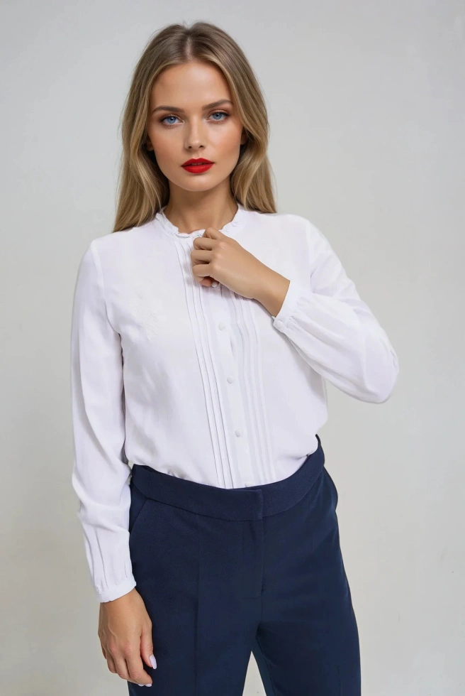 WOMEN'S SHIRT Z-KO-4801 WHITE