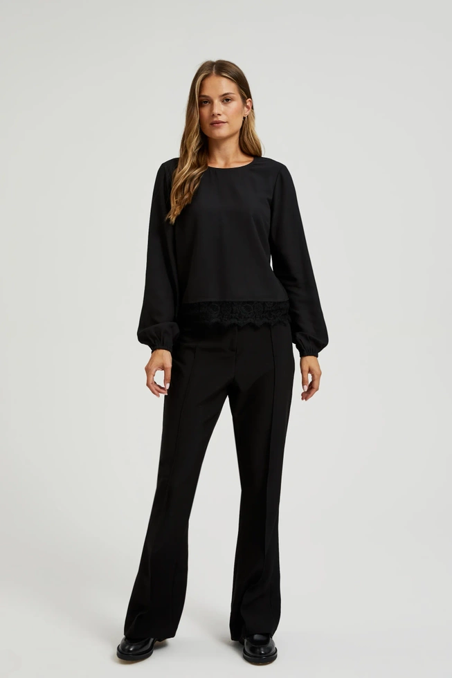 WOMEN'S SHIRT Z-KO-4538 BLACK