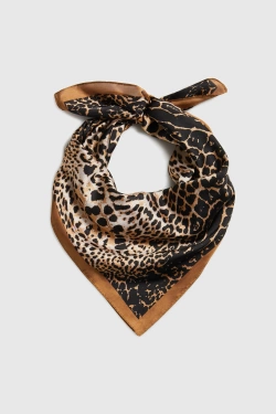 WOMEN'S SCARF L-SZ-4909 BROWN-set