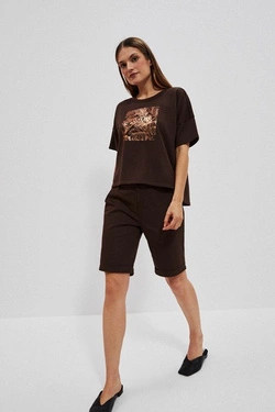 LADIES SHORTS L-SH-4000 D.OAK