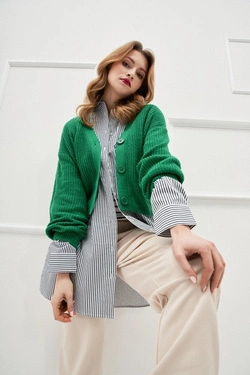 SWETER DAMSKI L-SW-4000 GREEN