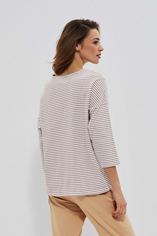 BLUZA L-BL-3715 TOFFEE_OFF WHITE-pakiet