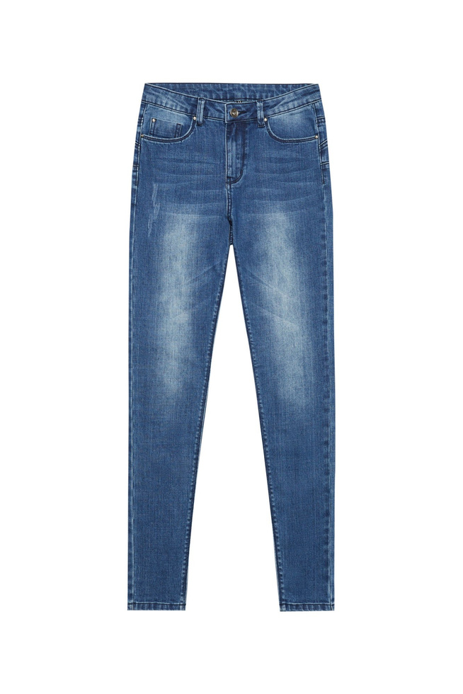 Jeansy typu push up modelujące sylwetkę L-JE-2806 BLUE