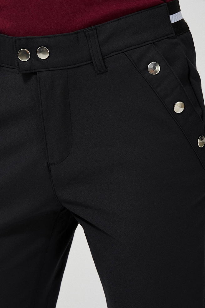 Spodnie cygaretki z ozdobną gumą w pasie Z-SP-3304 BLACK